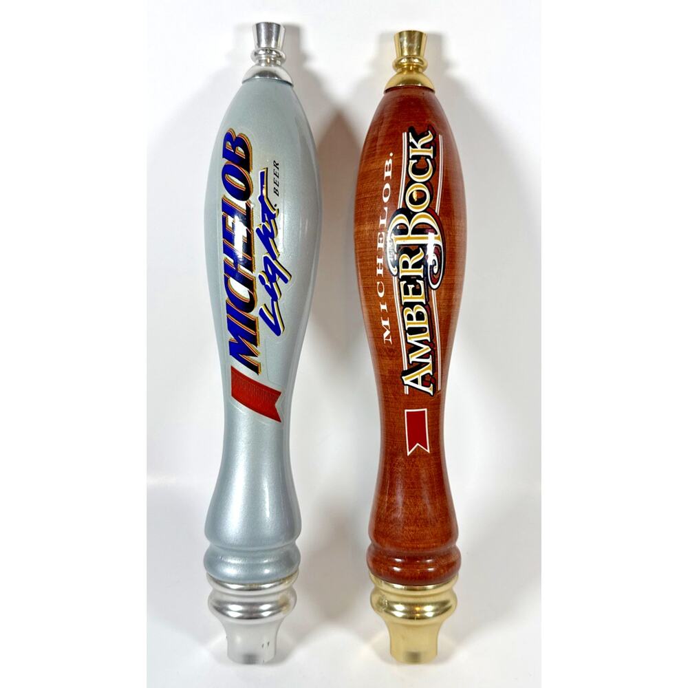 Michelob Light & Michelob Amber Bock Beer Tap Pulls